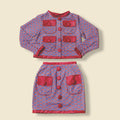Carly Cardigan Jacket and Mini Skirt Ensemble