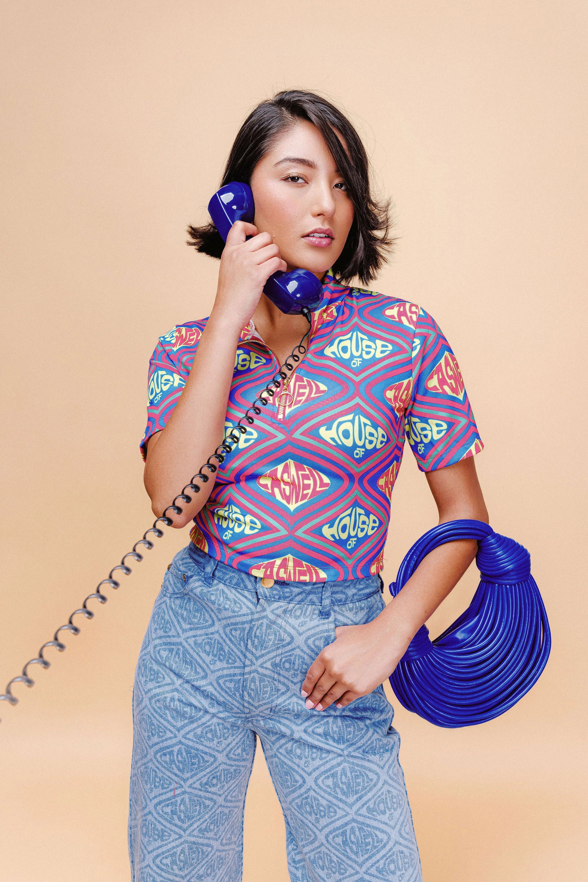 Sophia Mock Neck Top