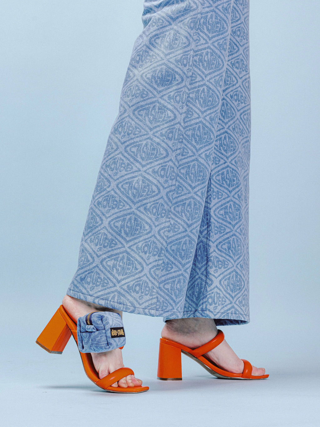 Adriana Printed Denim Jeans