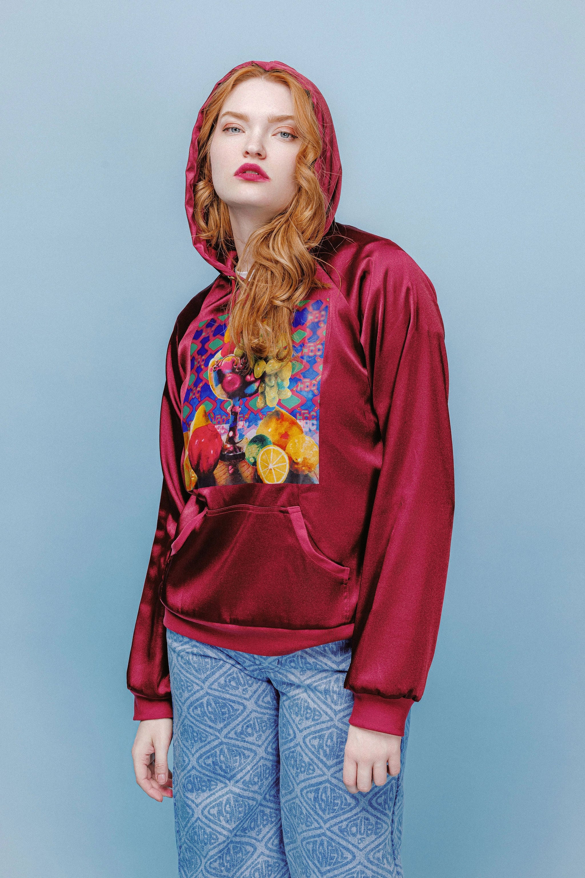 Gabriela Satin Hoodie